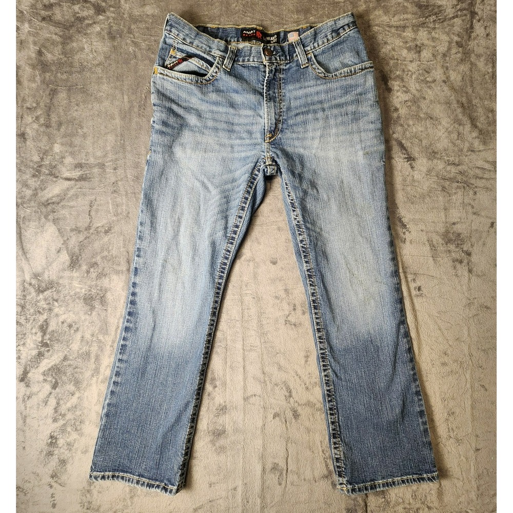 Ariat FR M4 Mens 34x32(fits 34x30) Flame Resistant Work Jeans Relaxed Bootcut